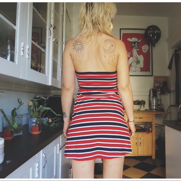 90s Halter Tommy Vibez Dress - Picture 4 of 4
